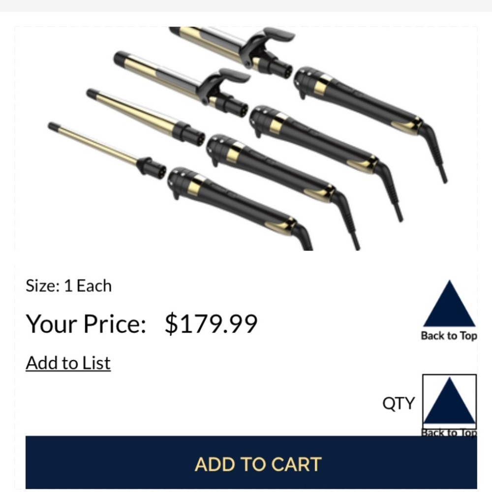 Curling iron set